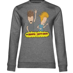 Beavis and Butt-Head Headbanging Girly Sweatshirt