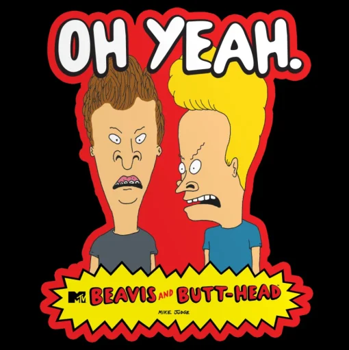 Beavis and Butt-Head Oh Yeah! Sticker