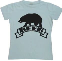Beer-Bear Girly T-shirt