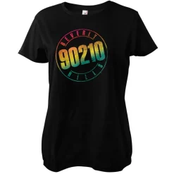Beverly Hills Distressed Logo Girly Tee