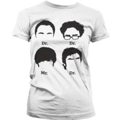 Big Bang Theory Prefix Heads Girly T-Shirt