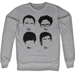 Big Bang Theory Prefix Heads Sweatshirt