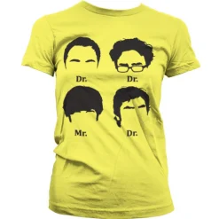 Big Bang Theory Prefix Heads Girly T-Shirt