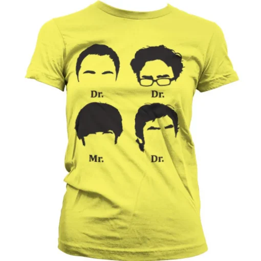 Big Bang Theory Prefix Heads Girly T-Shirt