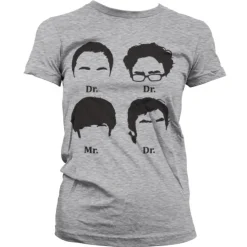 Big Bang Theory Prefix Heads Girly T-Shirt