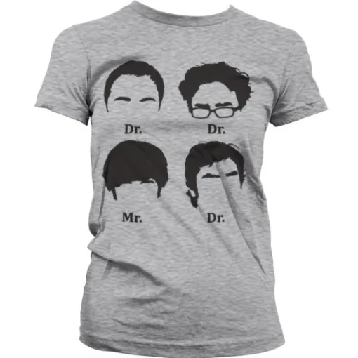 Big Bang Theory Prefix Heads Girly T-Shirt
