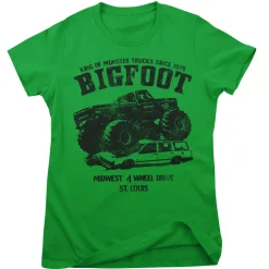 BIGFOOT Monster Car Crush Girly Tee