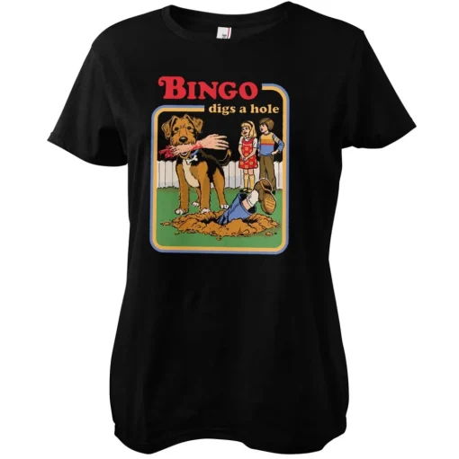 Bingo Digs A Hole Girly Tee