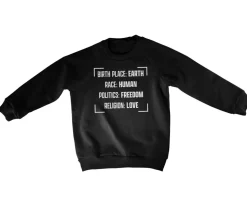 Birthplace - Earth Kids Sweatshirt