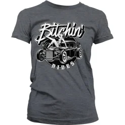 Bitchin' Rides - Hot Rod Hot Girls Girly Tee