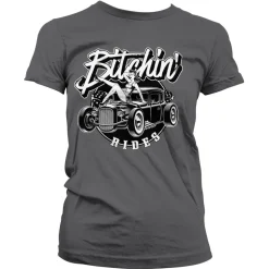 Bitchin' Rides - Hot Rod Hot Girls Girly Tee
