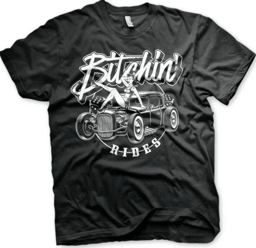 Bitchin' Rides - Hot Rod Hot Girls T-Shirt