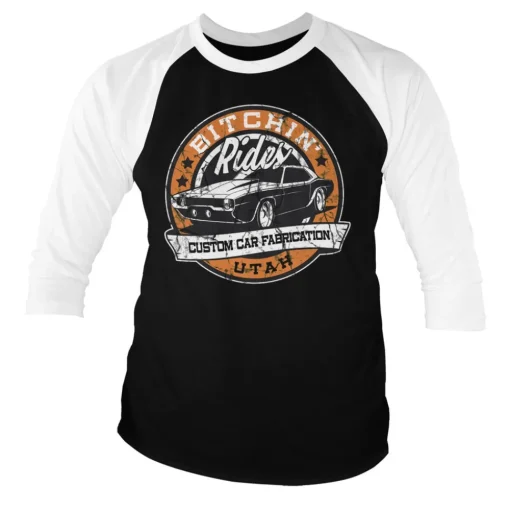 Bitchin' Rides - Utah Baseball 3/4 Sleeve Tee
