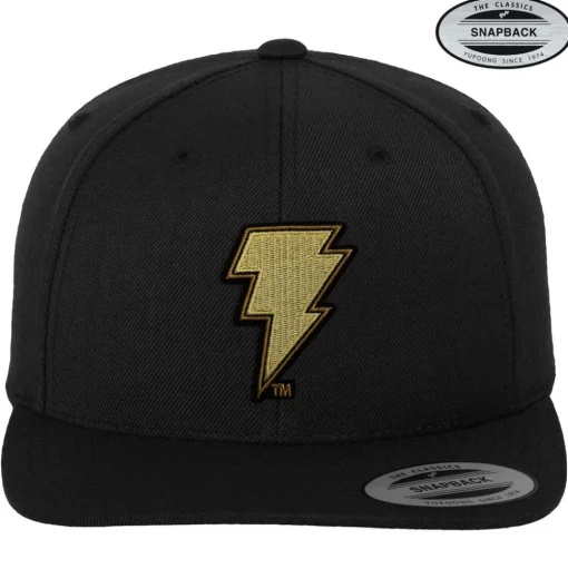 Black Adam - Lightning Patch Snapback Cap