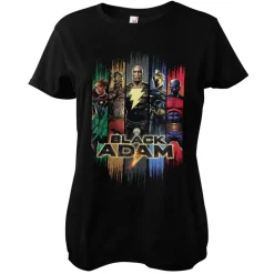 Black Adam Characters Girly Tee