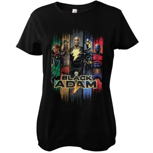 Black Adam Characters Girly Tee
