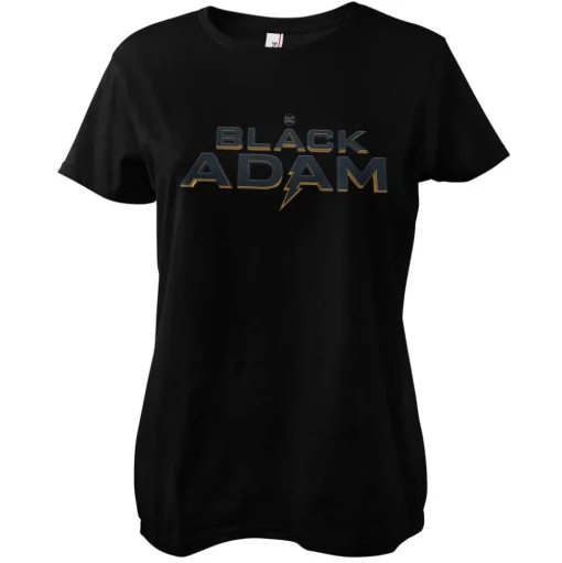 Black Adam Dark Logo Girly Tee