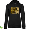 Black Adam Gold Logo Girls Hoodie