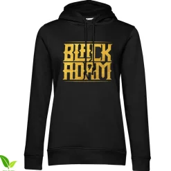 Black Adam Gold Logo Girls Hoodie