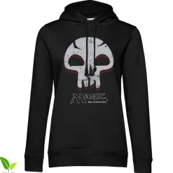 Black Mana Skull Girls Hoodie