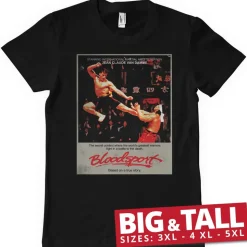 Bloodsport Vintage Poster Big & Tall T-Shirt