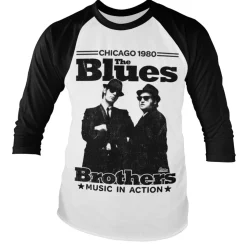 Blues Brothers - Chicago 1980 Baseball Long Sleeve Tee