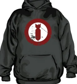 Bomb Icon Grunge Hoodie