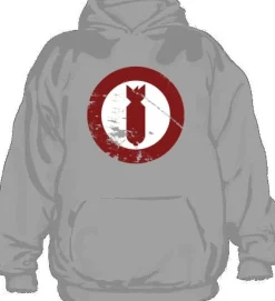 Bomb Icon Grunge Hoodie