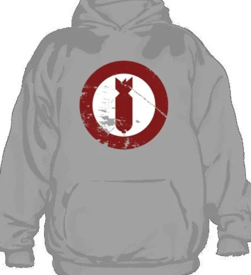 Bomb Icon Grunge Hoodie