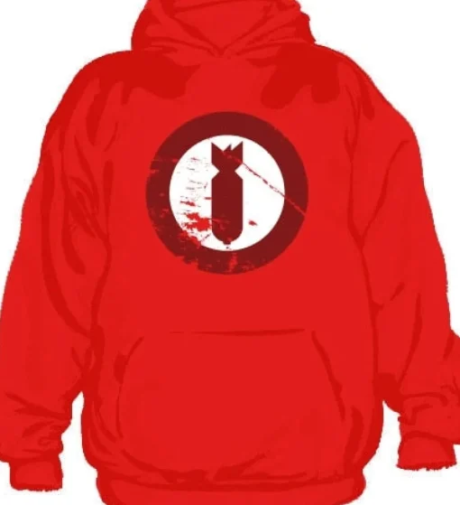 Bomb Icon Grunge Hoodie
