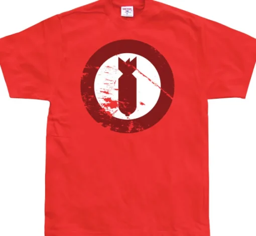 Bomb Icon Grunge T-Shirt