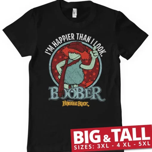 Boober - Happier Than I Look Big & Tall T-Shirt