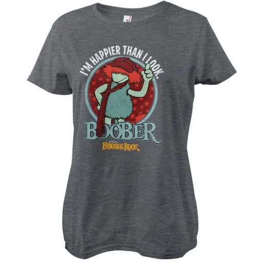 Boober - Happier Than I Look Girly Tee
