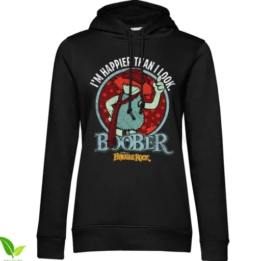 Boober - Happier Than I Look Girls Hoodie