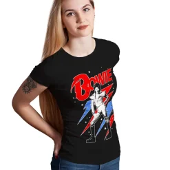 Bowie - Lightning Bolt Girly Tee