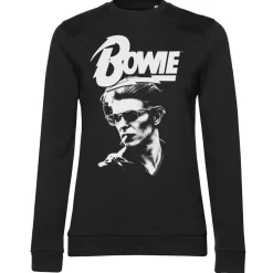 Bowie Smoking Portrait Girly Sweatshirt
