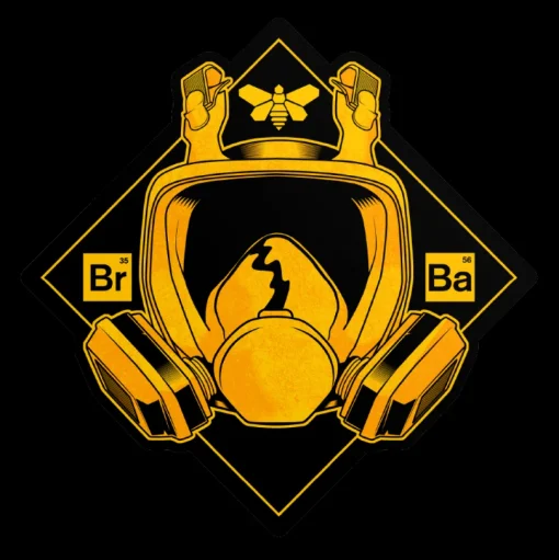 Breaking Bad Mask Sticker