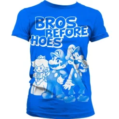 Bros Before Hoes Girly T-Shirt