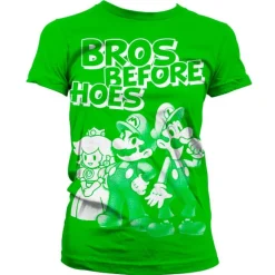 Bros Before Hoes Girly T-Shirt