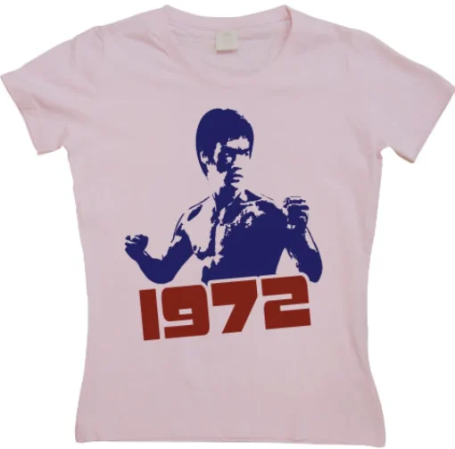Bruce Lee 1972 Girly T-shirt
