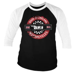 B.S.A. - Made In England Baseball 3/4 Sleeve Tee