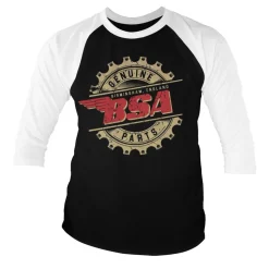 B.S.A. Genuine Parts Baseball 3/4 Sleeve Tee