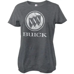 Buick Distressed Logo Girly Tee