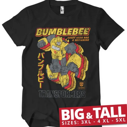 Bumblebee - Every Hero Has A Beginning Big & Tall T-Shirt