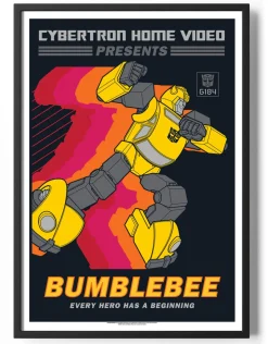 Bumblebee Retro Poster