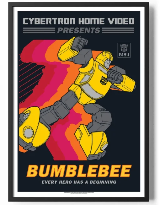 Bumblebee Retro Poster