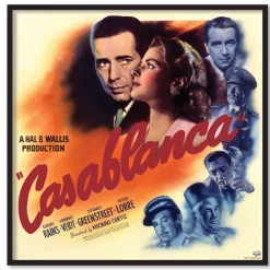 Casablanca Vintage Poster