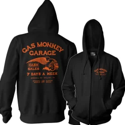 Cash Monkey Zipped Hoodie