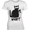 Cat Say What Girly Tee