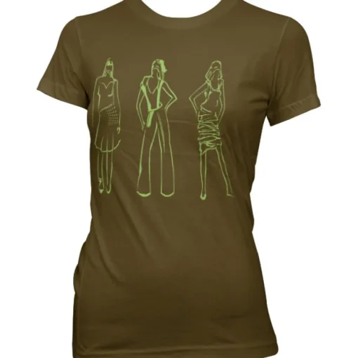 Catwalk Green Girly Tee